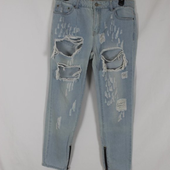 TOMMY, O'NEILL, CELLO FOREVER 21 Size 7 Lot of 4 Jeans & Shorts Denim Zipper - Picture 9 of 13